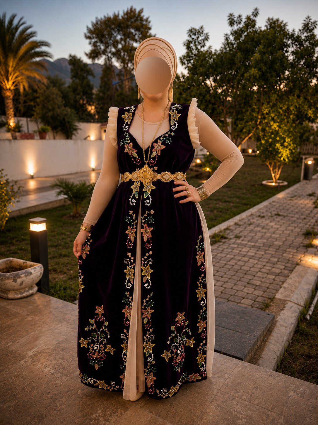 قفطان القاضي | Caftan traditionnel brodé