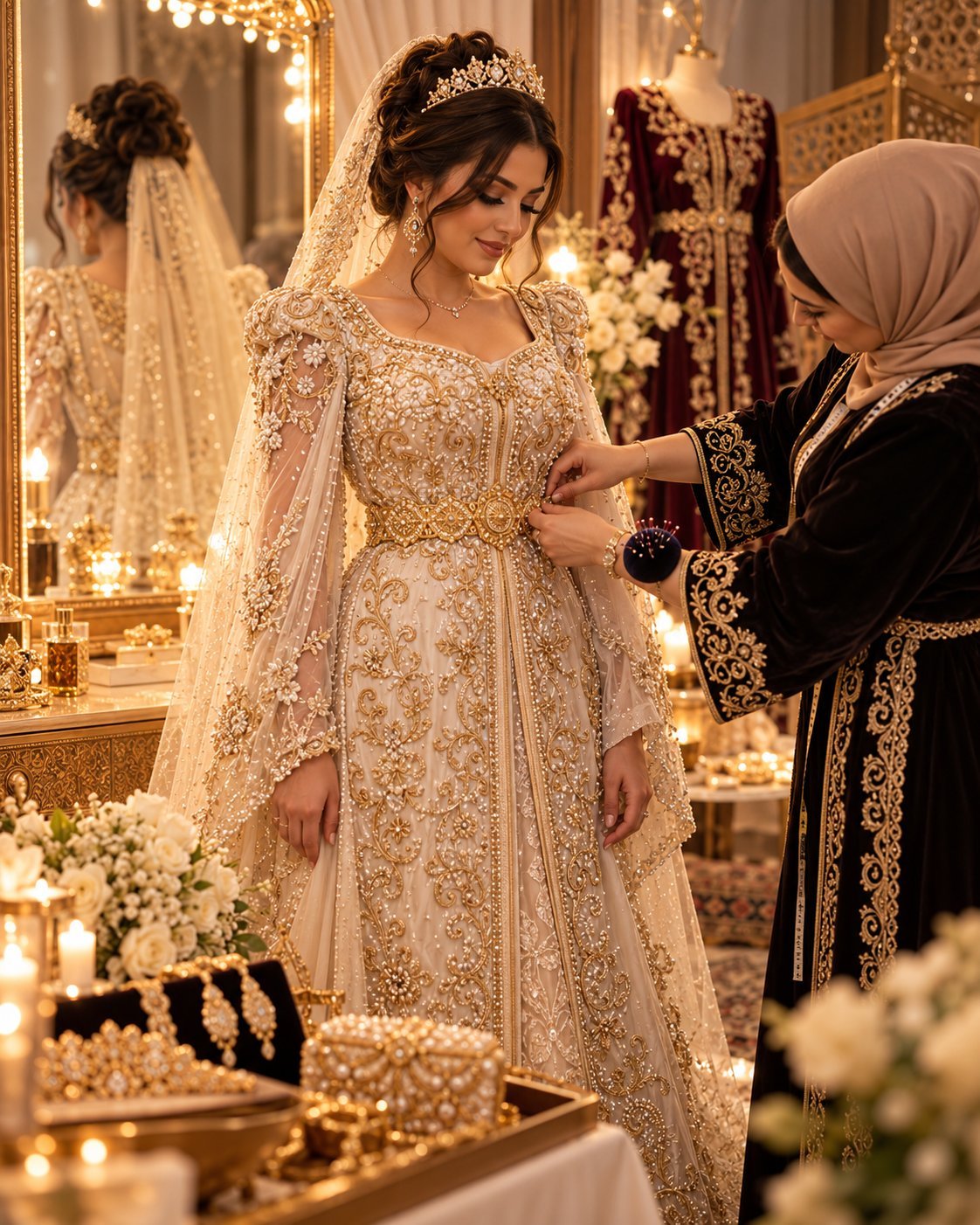 Machta – Habillage de la mariée