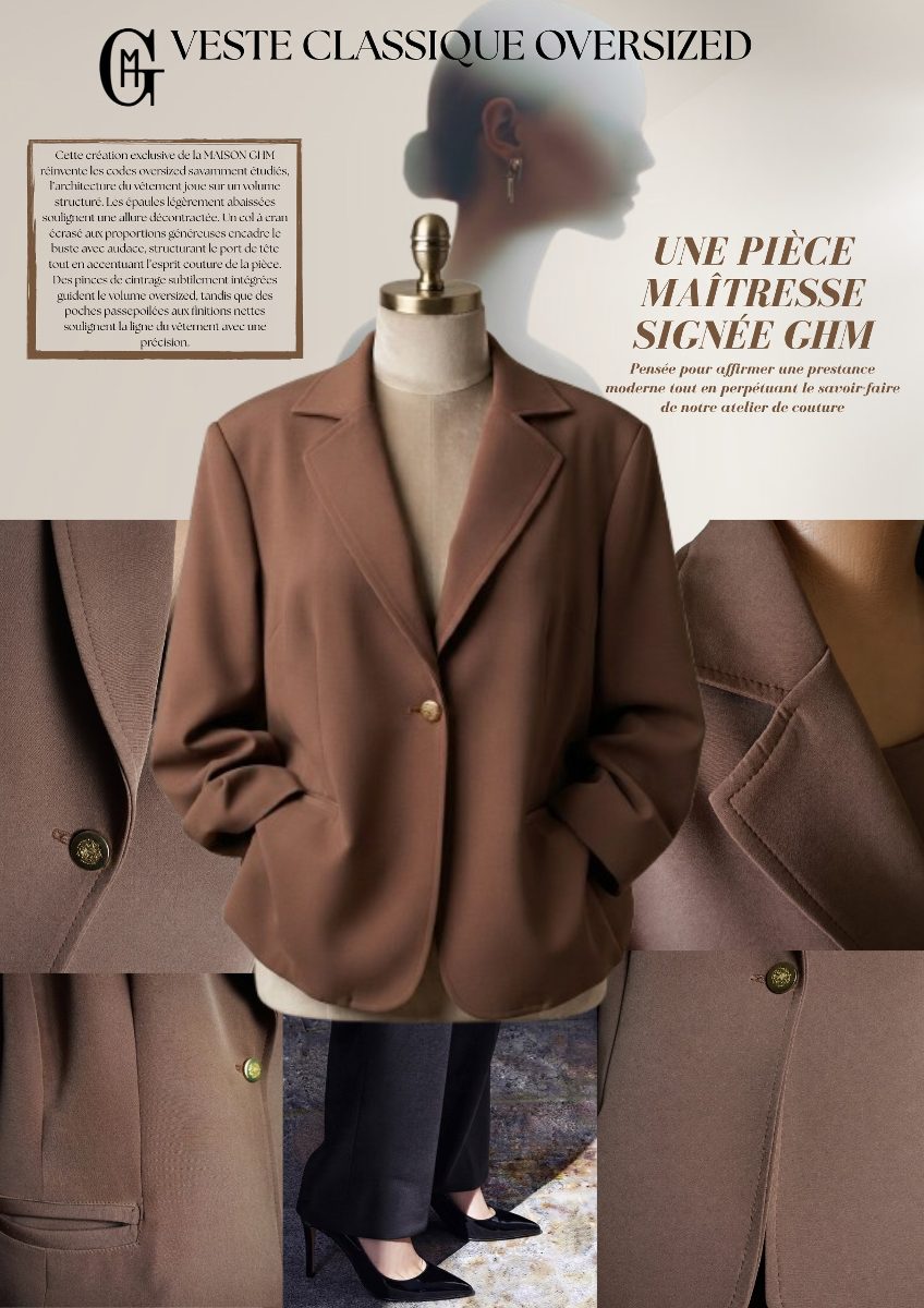 Veste classique oversized