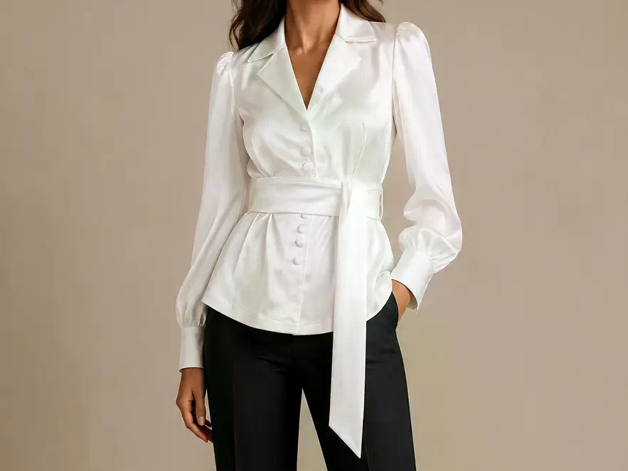 Chemise en satin