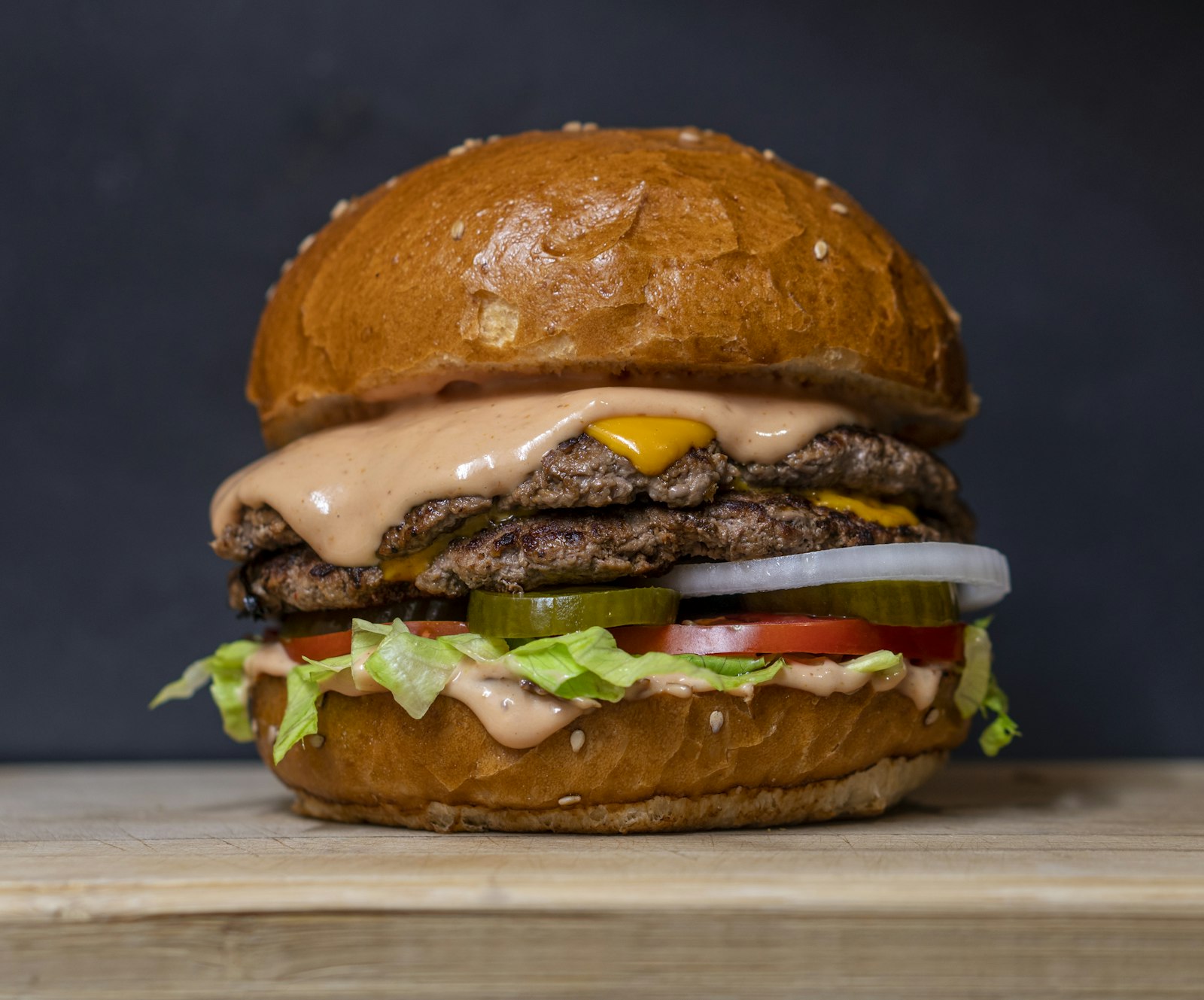 Smash burger double cheddar